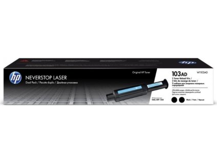 HP toner W1103AD dvojbalení (černý, 2x2500 stran) pro HP Neverstop Laser 1000w, HP Neverstop Laser MFP 1200w
