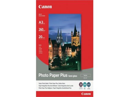 Canon SG-201, A3 fotopapír saténový, 20ks, 260g/m