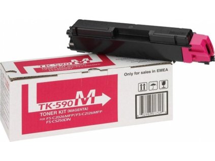 Kyocera toner TK-590M/ FS-C2026MFP/ C2126MFP/ 5 000 stran/ purpurový