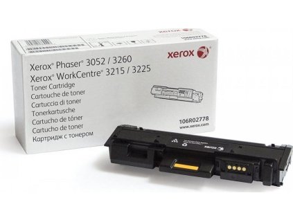 Xerox original toner 106R02778 pro Phaser 3052/3260, WC3215/3225/ 3000 str. černý