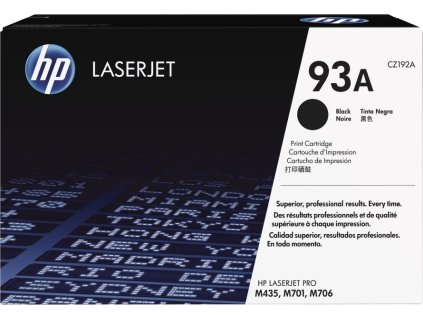 HP tisková kazeta 93A černá originál, CZ192A
