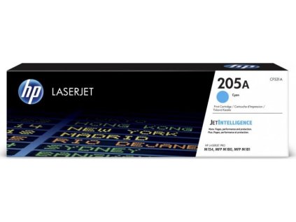 HP 205A Cyan Original LJ Toner Cartridge, CF531A