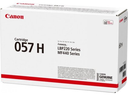 Canon originální toner CRG-057H BK (černý, 10 000str) pro Canon LBP228, LBP226, LBP223, MF449, MF446, MF445, MF443