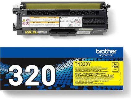 TN 320Y Toner Carton Top s