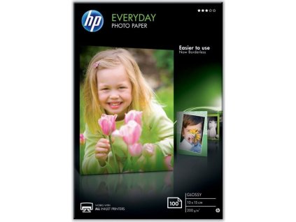 HP Everyday Glossy Photo Paper, 100 listů/10 x 15 cm