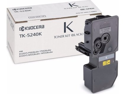 Kyocera toner TK-5240K/M5526cdn;cdw, P5026cdn;cdw/ 4 000 stran/ Černý