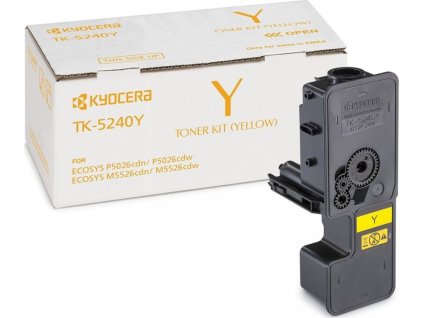 Kyocera toner TK-5240Y/ M5526cdn;cdw, P5026cdn;cdw/ 3 000 stran/ Žlutý