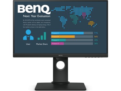 BENQ 24" LED BL2480T/ 1920x1080/ IPS panel/ 20M:1/ 5ms/ DP/ HDMI/ Pivot/ repro/ černý