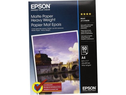 Epson matte heavy weigh/ 167g/m2/ A4 (50 listů)