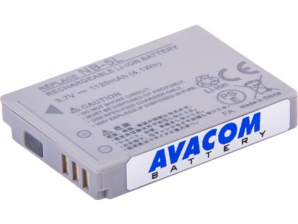 Baterie AVACOM Canon NB-5L Li-ion 3.7V 1120mAh 4.1Wh