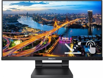 PHILIPS 22" LED 222B1TC / IPS Touch/ 1920x1080@75Hz/ 4ms/ 250 cd/ DP/ HDMI/ VGA/ 3x USB/ repro