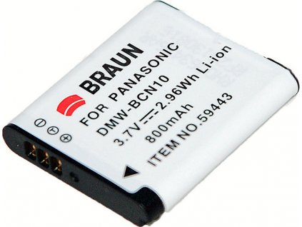 Braun akumulátor PANASONIC BCN10, Leica BP-DC14, 800mAh