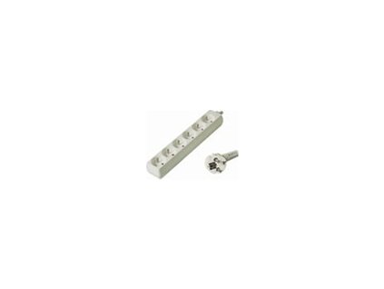 Prodlužovací přívod 230V, 5m, 6 zásuvek