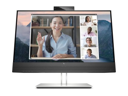 HP E24mv 23,8"/ 1920x1080/ IPS/ 5ms/ 250 cd/m2/ VGA/ DP/ HDMI/ USB/ PIVOT/ VESA/ černo-stříbrný