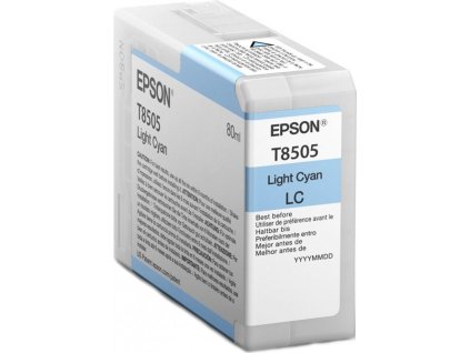 Epson Singlepack Photo Light Cyan T850500 UltraChrome HD ink 80ml