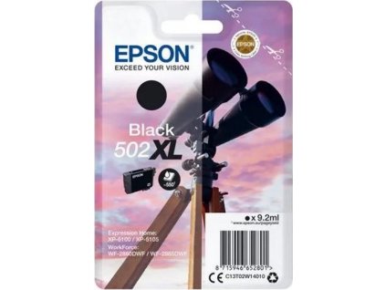 Epson inkoustová náplň/ C13T02W14010/ 502XL/ Expression Home XP-5100/ černá