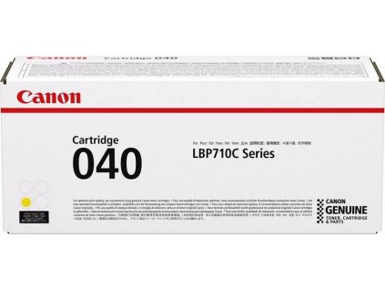 Canon originální toner 040 Y žlutý, LBP710C řada,   kapacita 5 400 stran
