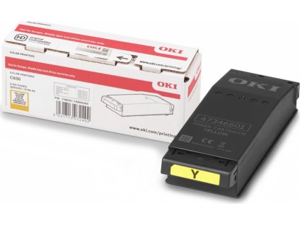 OKI originální toner 9006129, yellow, 6000str., pro OKI C650dn