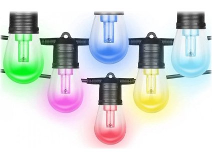 IMMAX NEO LITE SMART venkovní dekorační řetěz girlanda 15W, Wi-Fi, RGB+CCT, IP65, TUYA, 15m