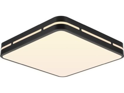 IMMAX NEO LITE PERFECTO SMART stropní svítidlo čtverec 42cm, 48W černé TUYA Wi-Fi