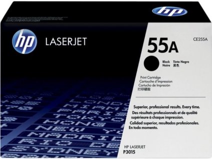HP černý toner, CE255A pro LJ P3015 originál
