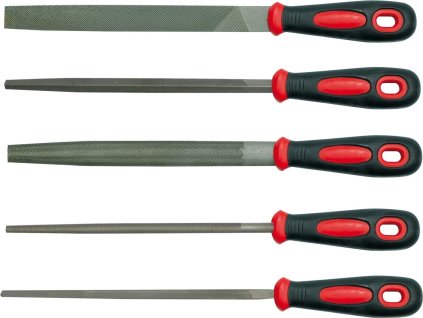 Sada pilníků zámečnických 200 mm 5 ks VOREL