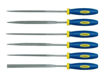 Sada pilníků jehlových 140 mm 6 ks VOREL