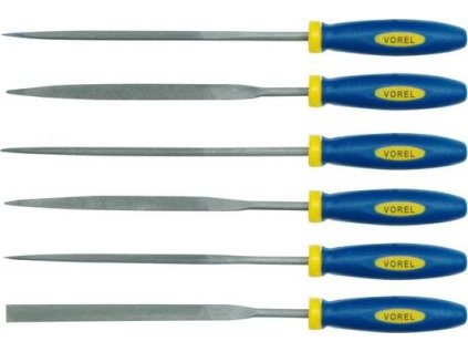 Sada pilníků jehlových 180 mm 6 ks VOREL