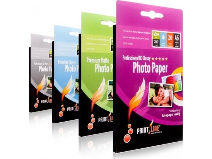 Fotopapír PrintLine A6 Professional RC pearl 260g/m2, matný, 20-pack