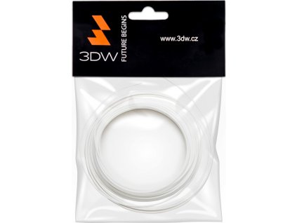 3DW - PLA filament 1,75mm bílá, 10m, tisk 190-210°C