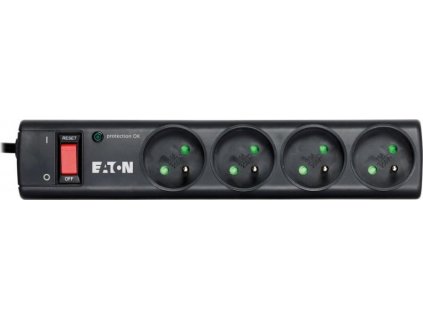 EATON přepěťová ochrana Protection Strip 4, 4 zásuvky