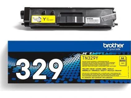 TN 329Y Toner Carton Top s