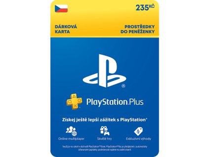 ESD CZ - PlayStation Store el. peněženka - 235 Kč