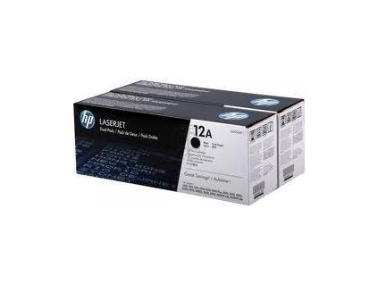 HP tisková kazeta černá,2-pack Q2612AD