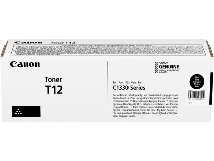Canon originální toner  T12BK černý  pro i-SENSYS X C1333 s kapacitou 7400 stran