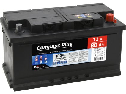 Autobaterie COMPASS PLUS 12V 80Ah 740A