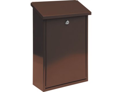 Poštovní schránka 400x250x100mm hnědá