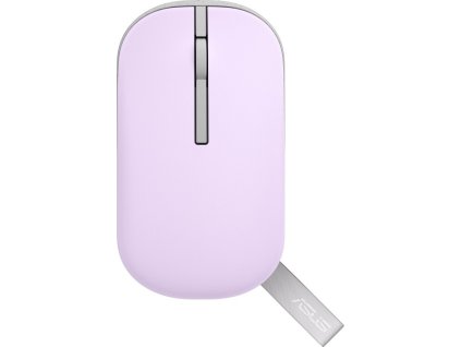 ASUS MD100/Cestovní/Optická/1 600 DPI/USB+BT/Fialová