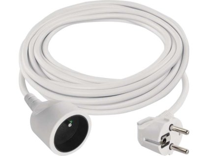 Prodlužovací kabel – spojka, 5m, bílý