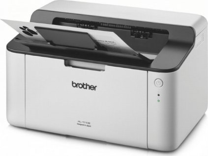 BROTHER laser HL-1110E/ A4/ GDI/ 2400x600 dpi/ 1MB/ USB/ bílá