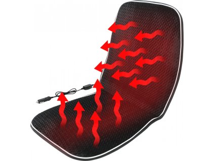 Potah sedadla vyhřívaný s termostatem 12V BLACK MAGIC