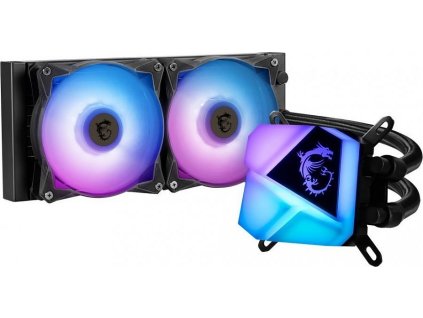 OPRAVENÉ - MSI vodní chladič CPU MAG CORELIQUID C240/ 2x ARGB 120 mm fan / podpora LGA1700