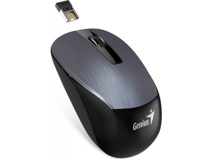 GENIUS NX-7015/Kancelářská/Optická/1 600 DPI/Bezdrátová USB/Šedá