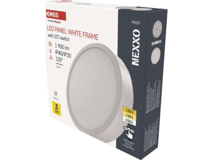 LED přisazené svítidlo NEXXO, kruhové, bílé, 21W, se změnou CCT