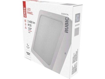 LED přisazené svítidlo RUBIC, čtvercové, 24W neutrální bílá