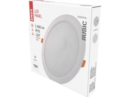 LED vestavné svítidlo RUBIC, kruhové, 24W neutrální bílá