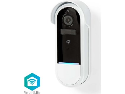 SmartLife Dveřní Video Telefon | Wi-Fi | Napájení z baterie / Transformátor | Full HD 1080p | Cloudové Úložiště (volitelně) / microSD (není součástí dodávky) | IP54 | Se snímačem pohybu | Noční vidění | Bílá
