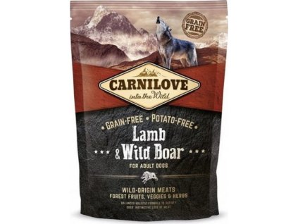 Carnilove 1,5kg Adult Lamb+Wild Boar(jehně+divočák)