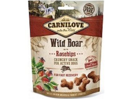 Carnilove Dog Crunchy Snack Wild Boar,Rosehips,meat 200g