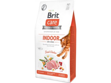 Brit Care 7,0kg cat Indoor Anti-stress, Grain-Free